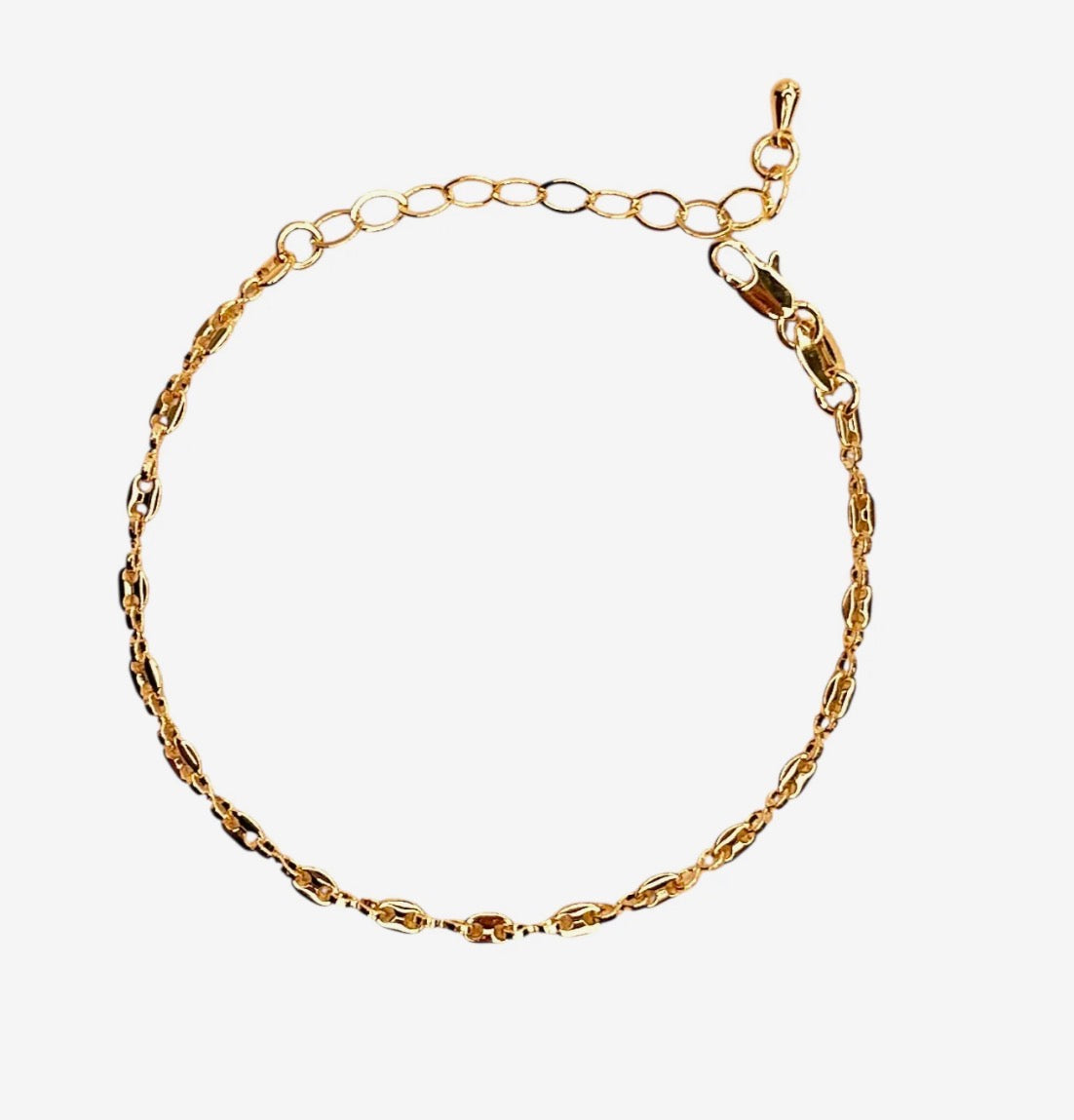 3mm Mariner Chain 18k Gold Filled
Bracelet